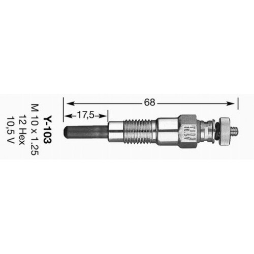 Προθερμαντήρας NGK 6125 Προθερμαντήρας NGK 6125