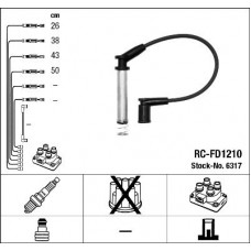 Μπουζοκαλώδιο / Εξαρτήματα Σύνδεσης FORD KA 1997 - 2008 ( RB ) NGK 6317