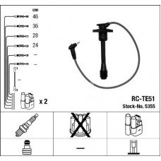 Μπουζοκαλώδιο / Εξαρτήματα Σύνδεσης TOYOTA COROLLA 1997 - 1999 ( A111 ) NGK 5355