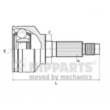 Μπιλιοφόροι HONDA CIVIC 1990 -1992 ( EC / D / E / F ) NIPPARTS J2824001