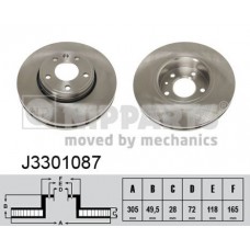 Δισκόπλακες NIPPARTS J3301087