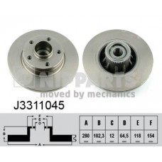 Δισκόπλακες NIPPARTS 0