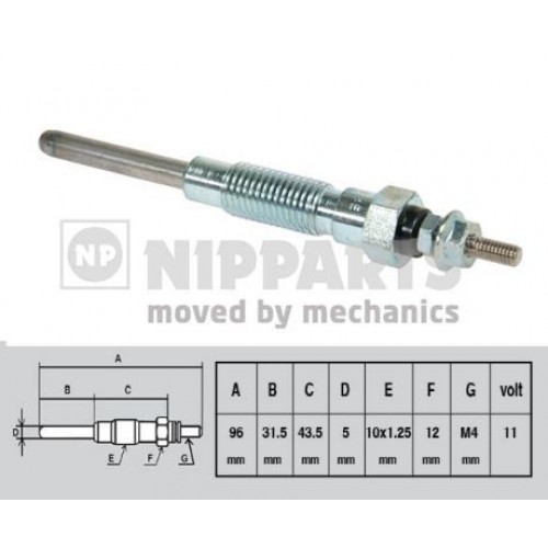 Προθερμαντήρας NIPPARTS J5712001