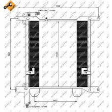 Ψυγείο A/C (Εξωτερικό) NISSAN MURANO 2008 - 2011 ( Z51 ) NRF 35837