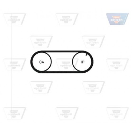 Οδοντωτός ιμάντας AUDI 100 1982 - 1991 ( 44 ) ( 44Q ) ( C3 ) OPTIBELT ZRK 1090