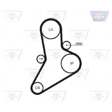 Οδοντωτός ιμάντας IVECO DAILY 1990 - 2000 OPTIBELT ZRK 1102