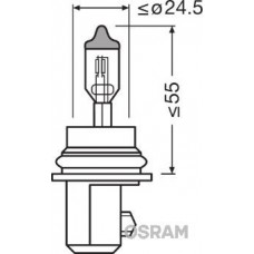 Λυχνία προβολέα OSRAM 9007