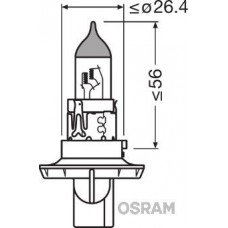 Λυχνία προβολέα OSRAM 9008