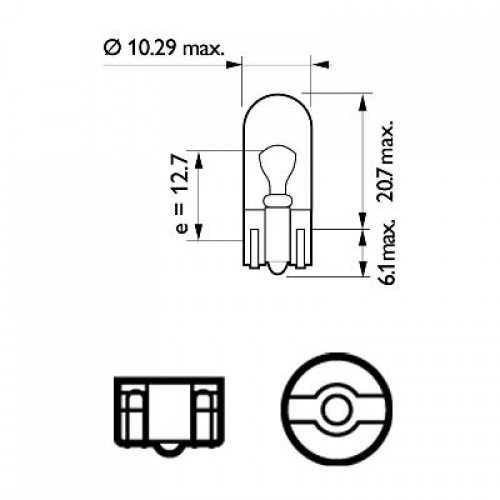 Λυχνία προβολέα TOYOTA LAND CRUISER 2010 - 2014 ( J150 ) PHILIPS 12961