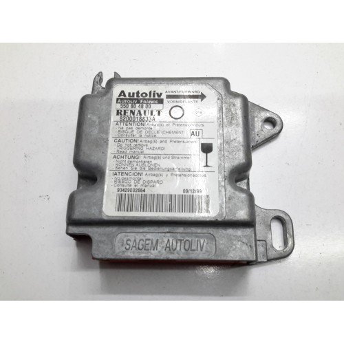 Εγκέφαλος Αερόσακων Κλειδωμένο RENAULT TWINGO 2000 - 2007 ( C06 ) 550804800