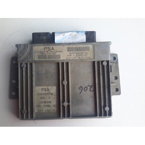 Εγκέφαλος Κινητήρα Κλειδωμένο PEUGEOT 206 2002 - 2009 ( F/L ) SAGEM 216459206