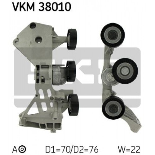 Τεντωτήρας MERCEDES A CLASS 2001 - 2004 ( W168 ) SKF VKM 38010
