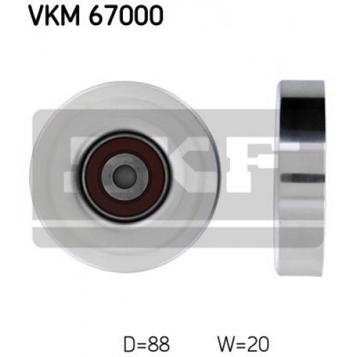 Τροχαλία παρέκκλισης & ενδιάμεσος τροχός TOYOTA YARIS 2003 - 2006 ( XP10 ) SKF VKM 67000