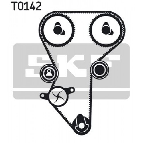 Σετ οδοντωτού ιμάντα PEUGEOT 306 1993 - 1996 ( N3 ) SKF VKMA 03213