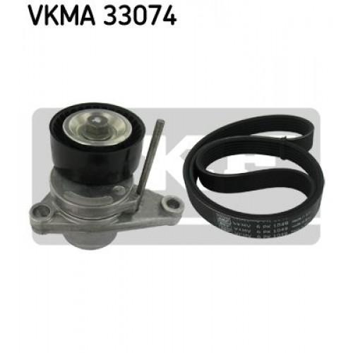 Σετ ιμάντων poly-V PEUGEOT 207 2006 - 2009 SKF VKMA 33074