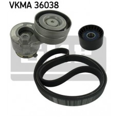 Σετ ιμάντων poly-V MITSUBISHI CARISMA 1996 - 1999 ( DA ) SKF VKMA 36038