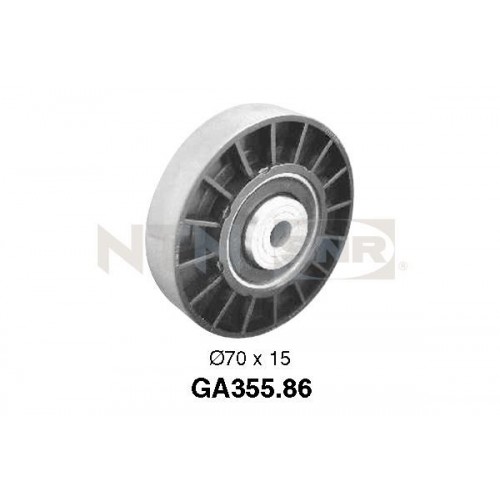 Τροχαλία παρέκκλισης & ενδιάμεσος τροχός RENAULT CLIO 2001 - 2005 SNR GA355.86