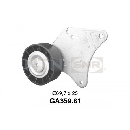 Τροχαλία παρέκκλισης & ενδιάμεσος τροχός PEUGEOT 406 1996 - 1999 ( 8B ) SNR GA359.81