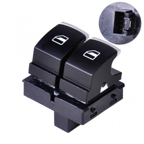 Διακόπτης Παραθύρου Χωρίς Πλαίσιο VW GOLF 2004 - 2008 ( Mk5 ) TAKSIM GROUP Εμπρός Αριστερά 5K3959857