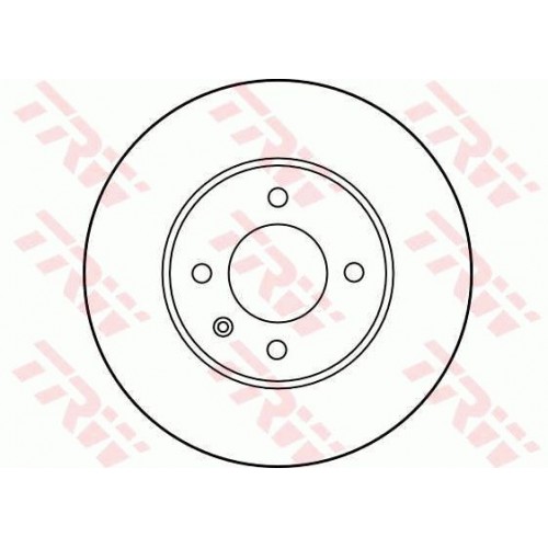 Δισκόπλακες VW GOLF 1984 - 1992 ( Mk2 ) TRW DF1533
