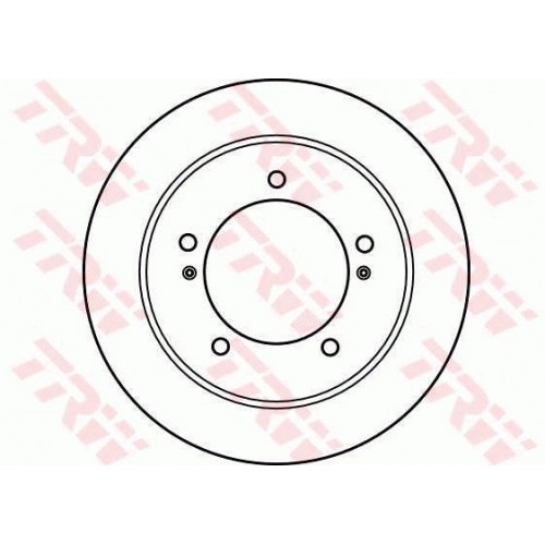 Δισκόπλακες SUZUKI SAMURAI - 1988 ( SJ410 ) TRW DF2588 Δισκόπλακες SUZUKI SAMURAI - 1988 ( SJ410 ) TRW DF2588