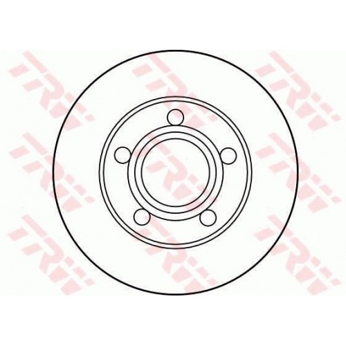 Δισκόπλακες VW PASSAT 2000 - 2005 ( 3B3 ) TRW DF2651