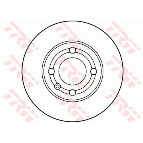 Δισκόπλακες VW LUPO 1998 - 2005 ( 6X1 - 6E1 ) TRW DF2780