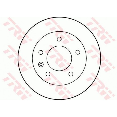 Δισκόπλακες TRW DF2790