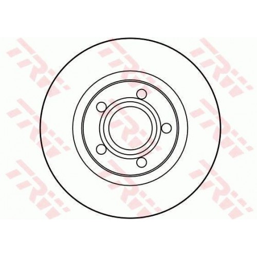 Δισκόπλακες VW PASSAT 2000 - 2005 ( 3B3 ) TRW DF2806