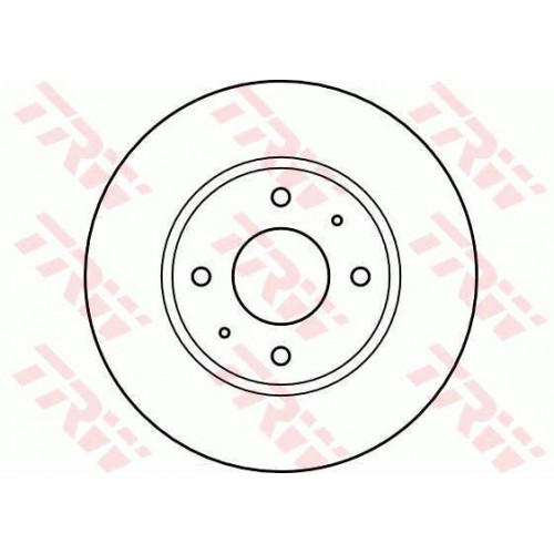 Δισκόπλακες MITSUBISHI CARISMA 1996 - 1999 ( DA ) TRW DF4054 Δισκόπλακες MITSUBISHI CARISMA 1996 - 1999 ( DA ) TRW DF4054