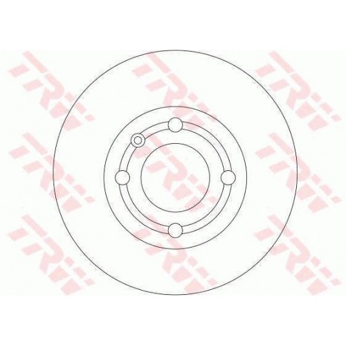 Δισκόπλακες VW LUPO 1998 - 2005 ( 6X1 - 6E1 ) TRW DF4062