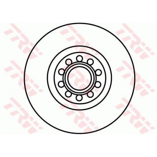 Δισκόπλακες VW PASSAT 2000 - 2005 ( 3B3 ) TRW DF4262S