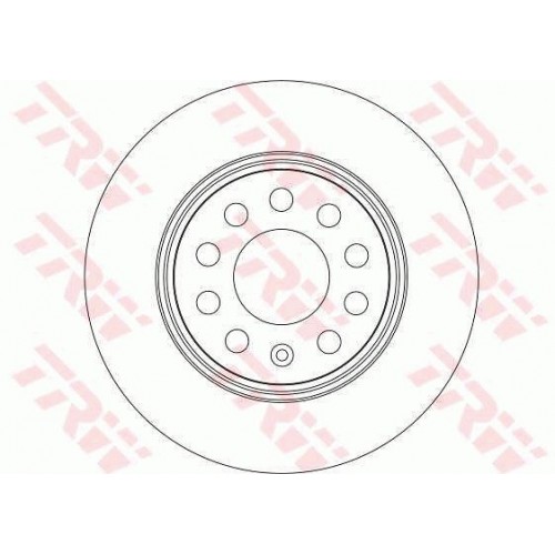 Δισκόπλακες VW GOLF 2004 - 2008 ( Mk5 ) TRW DF4294 Δισκόπλακες VW GOLF 2004 - 2008 ( Mk5 ) TRW DF4294