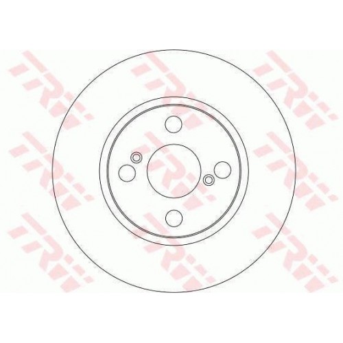 Δισκόπλακες TOYOTA COROLLA 2002 - 2004 ( E120 ) TRW DF4403 Δισκόπλακες TOYOTA COROLLA 2002 - 2004 ( E120 ) TRW DF4403