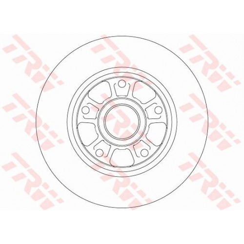 Δισκόπλακες RENAULT MEGANE 2008 - 2014 TRW DF6182