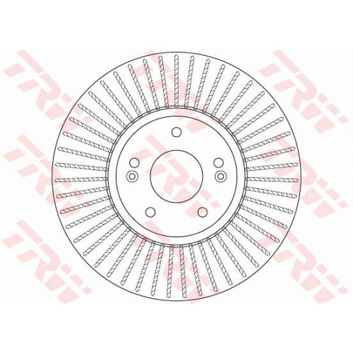 Δισκόπλακες HYUNDAI SANTA FE 2007 - 2010 ( CM ) TRW DF6222
