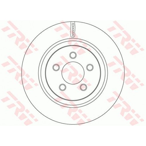 Δισκόπλακες JEEP CHEROKEE 2008 - 2013 ( KK ) TRW DF6263