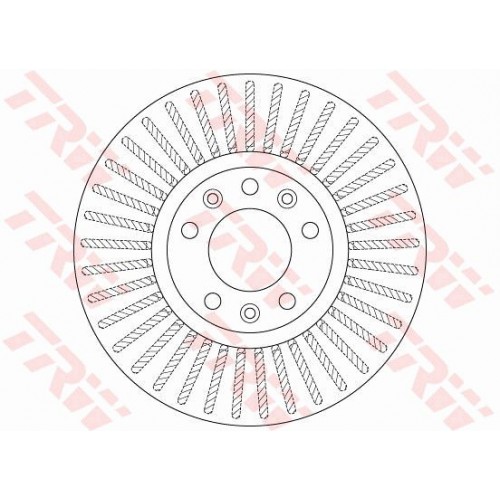 Δισκόπλακες PEUGEOT 407 2004 - 2008 ( 6D_ ) TRW DF6419 Δισκόπλακες PEUGEOT 407 2004 - 2008 ( 6D_ ) TRW DF6419