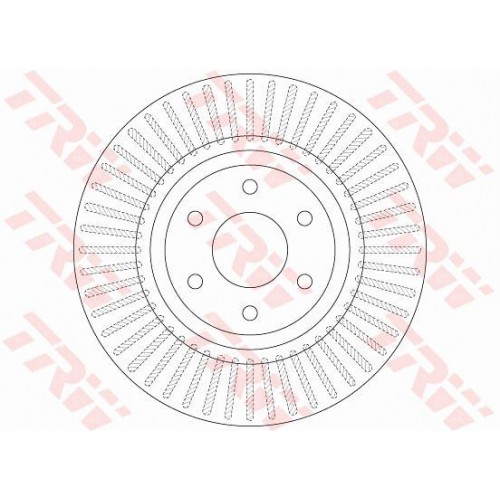 Δισκόπλακες NISSAN PATHFINDER 2005 - 2010 ( R51 ) TRW DF6425 Δισκόπλακες NISSAN PATHFINDER 2005 - 2010 ( R51 ) TRW DF6425