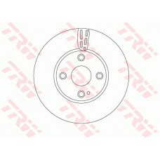 Δισκόπλακες MAZDA 2 2014 - TRW DF6793