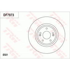 Δισκόπλακες HYUNDAI SANTA FE 2007 - 2010 ( CM ) TRW DF7973