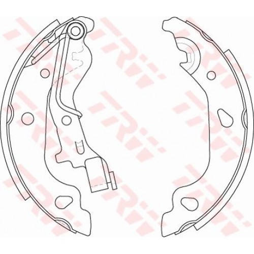 Θερμουίτ/Σιαγώνα FIAT PUNTO 2003 - 2011 ( 188 ) TRW GS8687 Θερμουίτ/Σιαγώνα FIAT PUNTO 2003 - 2011 ( 188 ) TRW GS8687