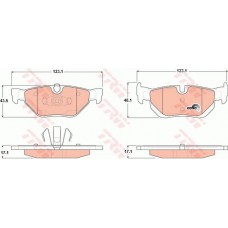 Τακάκια Σετ BMW 3 Series 2005 - 2011 ( E90/1/2/3 ) TRW GDB1626