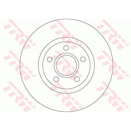 Δισκόπλακες FORD FOCUS 2004 - 2008 (MK2A) TRW DF4424 Δισκόπλακες FORD FOCUS 2004 - 2008 (MK2A) TRW DF4424