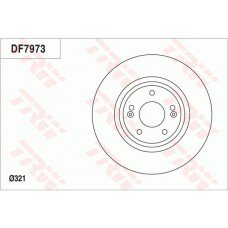Δισκόπλακες HYUNDAI SANTA FE 2007 - 2010 ( CM ) TRW DF7973
