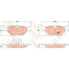Τακάκια Σετ BMW 3 Series 2005 - 2011 ( E90/1/2/3 ) TRW GDB1626
