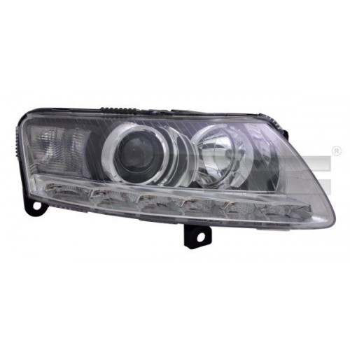 Φανάρι Εμπρός Bi xenon Led Φως Ημέρας AUDI A6 2008 - 2010 ( 4F ) TYC Δεξιά 084705153