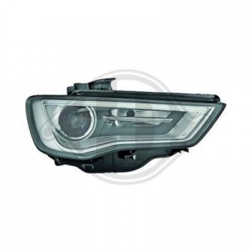 Φανάρι Εμπρός Bi xenon Led Φως Ημέρας AUDI A3 2012 - 2016 ( 8V ) TYC Δεξιά 132105251