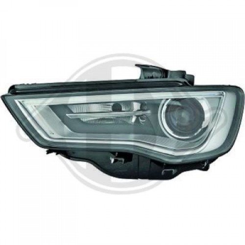 Φανάρι Εμπρός Bi xenon Led Φως Ημέρας AUDI A3 2012 - 2016 ( 8V ) TYC Αριστερά 132105252