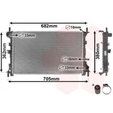 Ψυγείο Νερού FORD FOCUS 2002 - 2004 ( MK1B ) VALEO 014706365